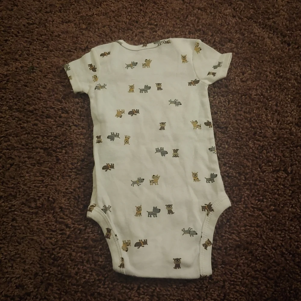 Carter's puppy dog onesie
